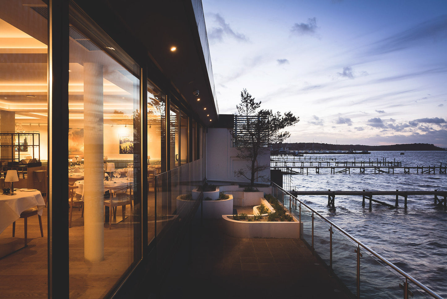 SANDBANKS RESTAURANT. POOL. DORSET