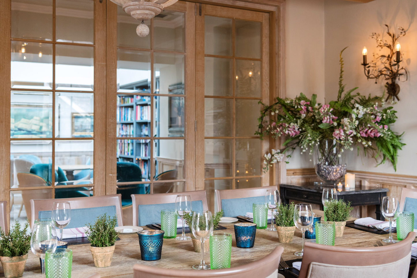 PRIVATE DINING AT ST PETROCS BISTRO. PADSTOW . CORNWALL