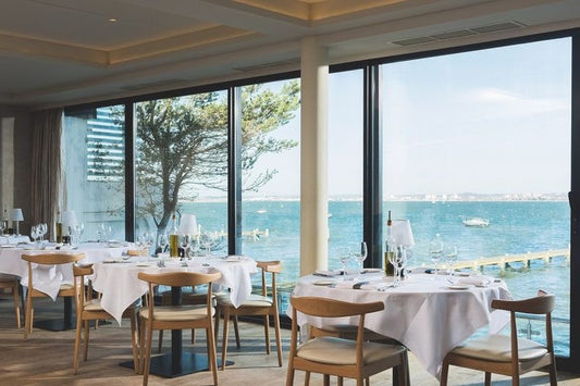 SANDBANKS RESTAURANT. POOL. DORSET